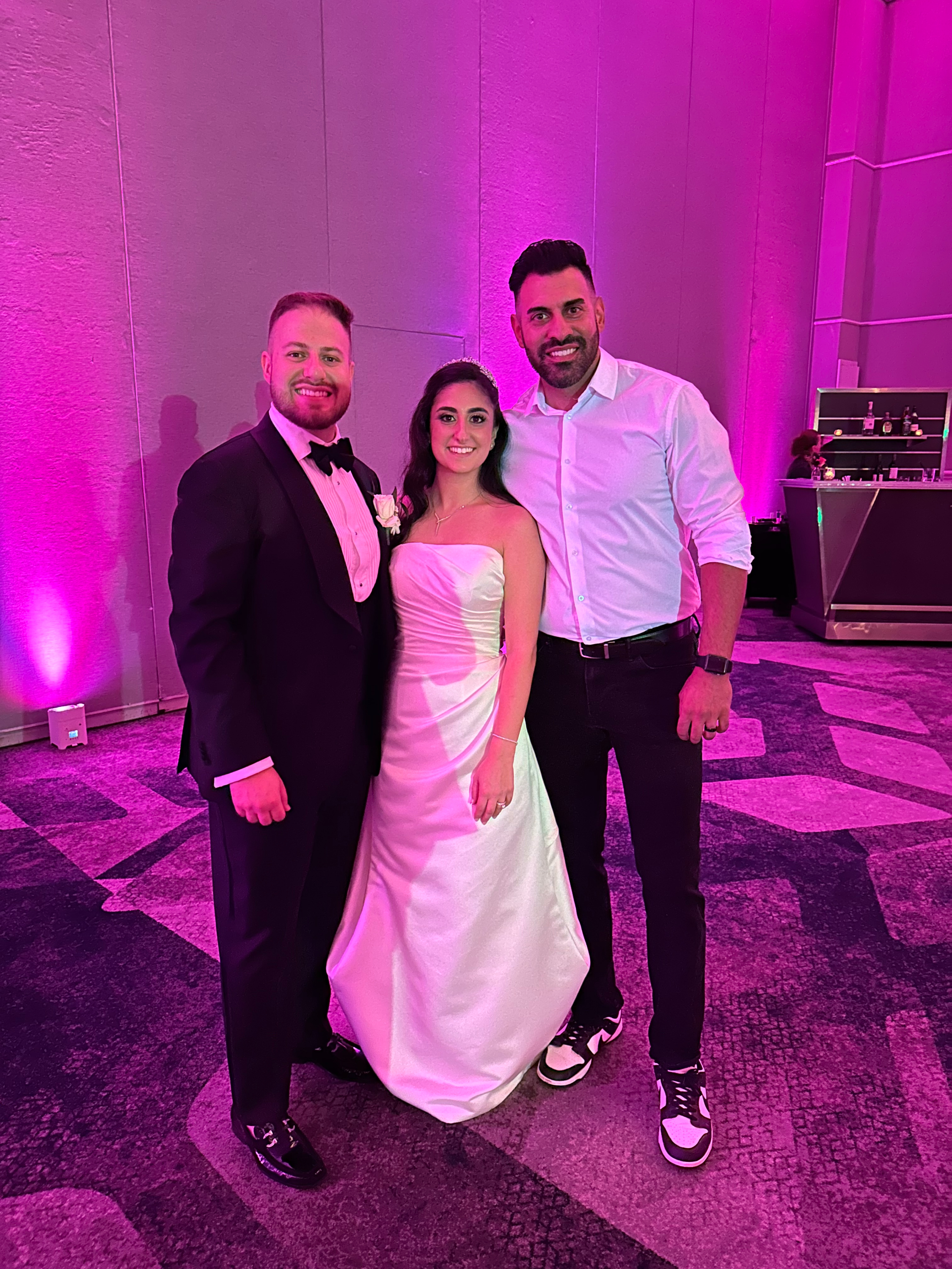 Priya and Tony's Indian-Portuguese fusion wedding reception in Maryland